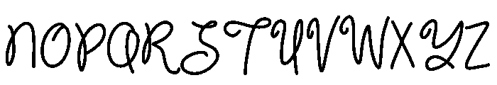 Wedding Planning Font UPPERCASE
