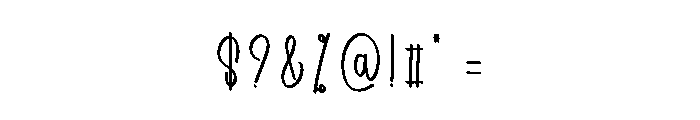 Wedding Prospect Font OTHER CHARS