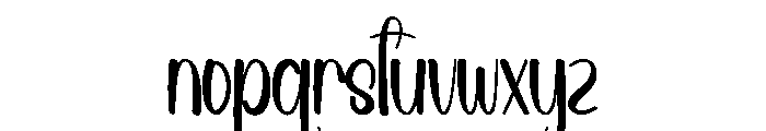 Wedding Quinzy Font LOWERCASE