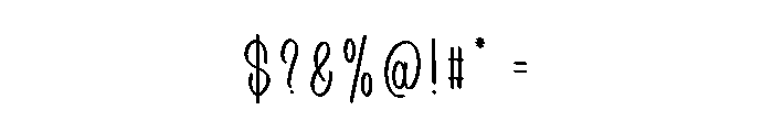 Wedding Recap Font OTHER CHARS