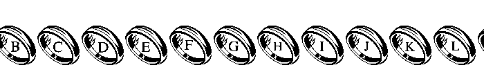 Wedding Ring Rose Doodle FONT