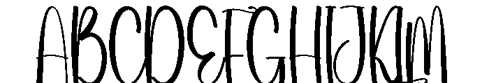 Wedding Santer Font UPPERCASE