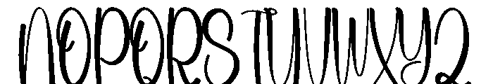 Wedding Santer Font UPPERCASE