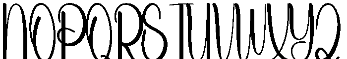 Wedding Shadow Font UPPERCASE