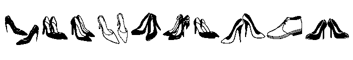 Wedding Shoes Font OTHER CHARS