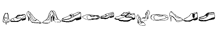 Wedding Shoes Font UPPERCASE