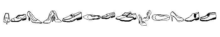 Wedding Shoes Font LOWERCASE