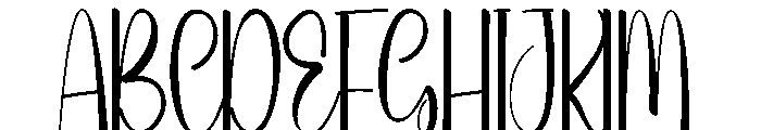 Wedding Signaday Font UPPERCASE