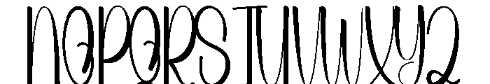 Wedding Signaday Font UPPERCASE