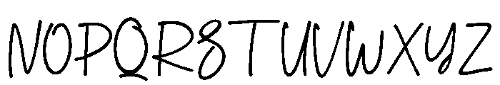 Wedding Signature Regular Font UPPERCASE