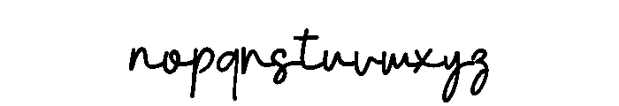 Wedding Signature Regular Font LOWERCASE