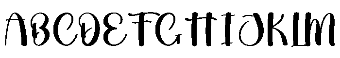 Wedding Simple Font UPPERCASE