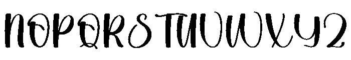 Wedding Simple Font UPPERCASE