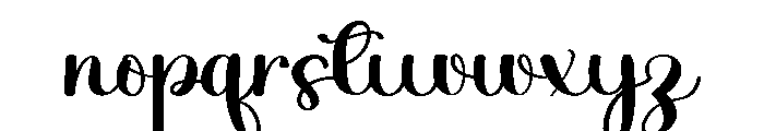 Wedding Simple Font LOWERCASE