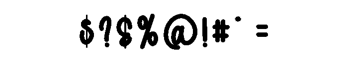 Wedding Smurf Font OTHER CHARS