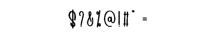 Wedding Snarky Font OTHER CHARS