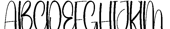 Wedding Sporting Font UPPERCASE