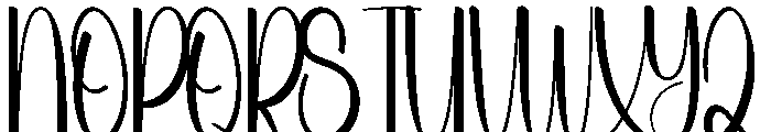 Wedding Staying Font UPPERCASE