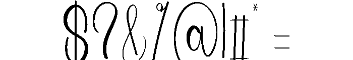 Wedding Stephanie Font OTHER CHARS