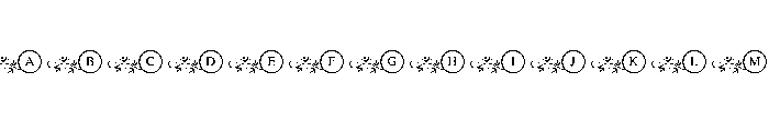 Wedding Story Monogram Font UPPERCASE