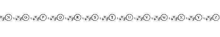 Wedding Story Monogram Font UPPERCASE