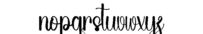 Wedding Sublime Font LOWERCASE