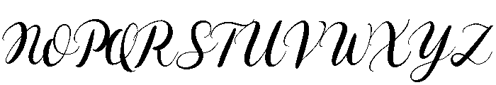 Wedding Trope Regular Font UPPERCASE