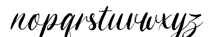 Wedding Trope Regular Font LOWERCASE