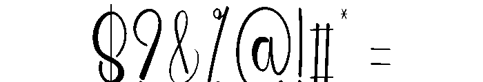 Wedding Unfortable Font OTHER CHARS