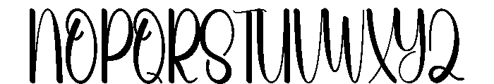 Wedding Unfortable Font UPPERCASE