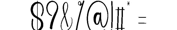 Wedding Varsity Font OTHER CHARS