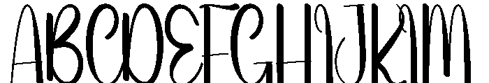 Wedding Varsity Font UPPERCASE