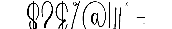 Wedding Victoria Font OTHER CHARS
