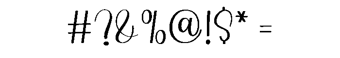 Wedding Writing Font OTHER CHARS