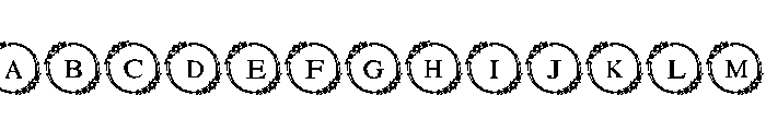 Wedding floral Design Font UPPERCASE