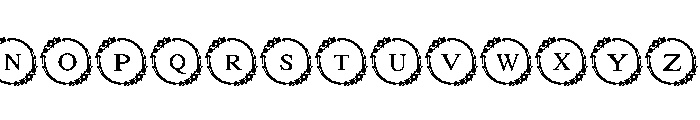 Wedding floral Design Font UPPERCASE
