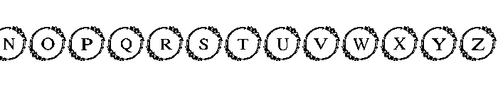 Wedding floral Design Font LOWERCASE