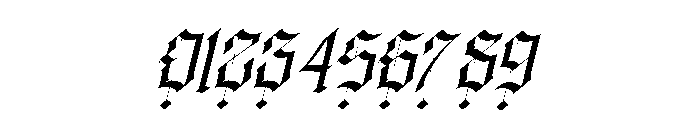 Wedgen Holdeza Italic Font OTHER CHARS