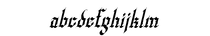 Wedgen Holdeza Italic FONT
