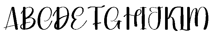 Wednesday Addams Font UPPERCASE