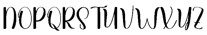 Wednesday Addams Font UPPERCASE