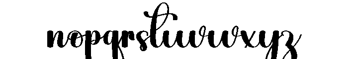 Wednesday Addams Font LOWERCASE