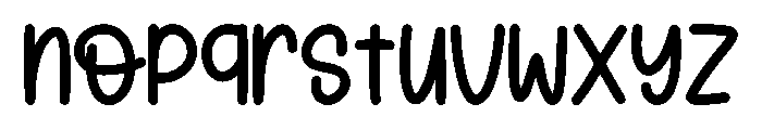 Wednesday Holiday Regular Font LOWERCASE