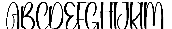 Wednesday Holiday Font UPPERCASE