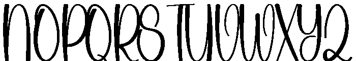 Wednesday Holiday Font UPPERCASE