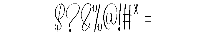 Wednesday  Magnolia Font OTHER CHARS
