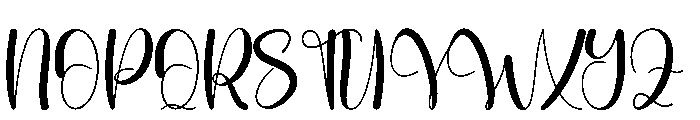 Wednesday Valentine Font UPPERCASE