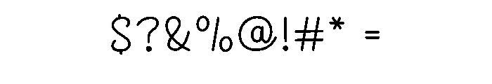 Wednesday Wedding Font OTHER CHARS