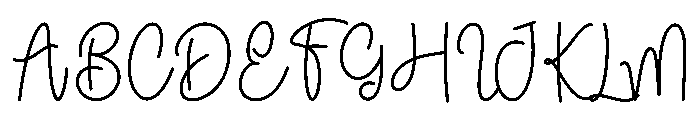 Wednesday Wedding Font UPPERCASE
