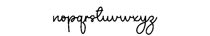 Wednesday Wedding Font LOWERCASE